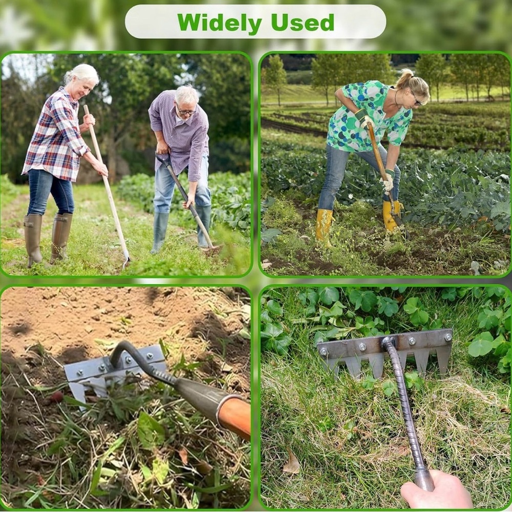 Garden Weeding Rake with 1 replacement. New - Picture 5 of 5